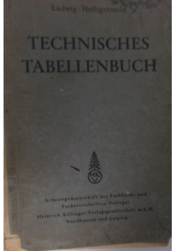 Technisches Tabellenbuch