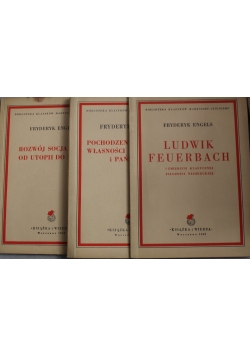 Engels 3 książki 1949 r.