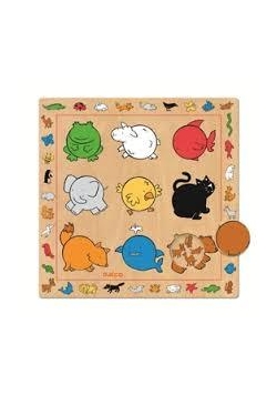 Puzzle drewniane - Kolory