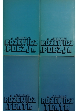 Dzieła Różewicza  zestaw 4 książek