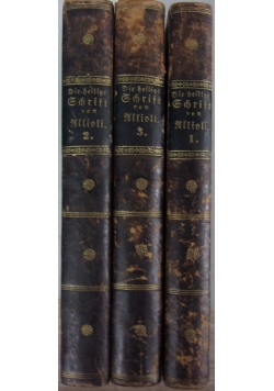 Die Beilige Chrift, Tom I-III, ok.1835 r.