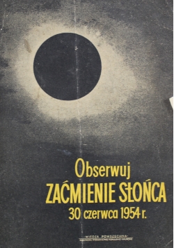 Obserwuj zaćmienie słońca
