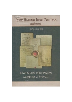 Inwentarz rękopisów muzeum w Żywcu