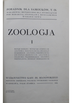 Zoologja I 1931 r.