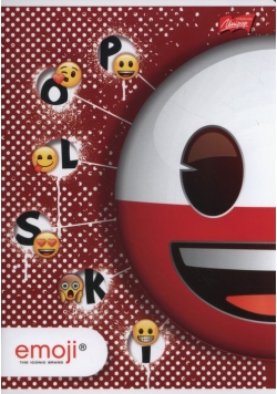 Zeszyt A5 w linie 60 kartek Emoji Polski