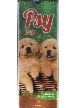 Kalendarz 2019 Pocztówkowy Psy