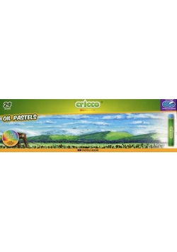 Pastele olejne Cricco okrągłe 24 kolory