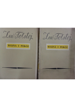 Wojna i pokój, 2 tomy