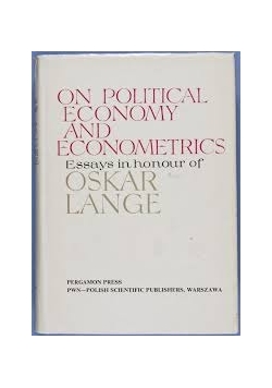 On Political Economy and Econometrics.
