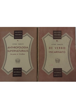 Anthopologia Supernaturalis / De Verbo Incarnato, ok  1943 r.