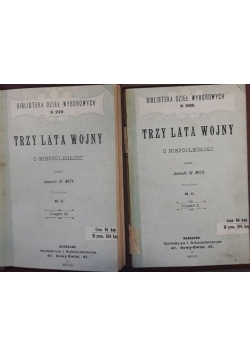 Trzy lata wojny o niepodległość, cz 1 i 2, 1903 r.