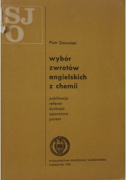 Wybór zwrotów z angielskiej chemii