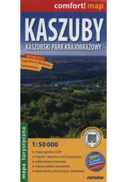 Kaszuby Mapa turystyczna 1:50 000