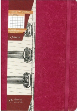 Notes A5 Kratka Klasyka Malinowy ANTRA