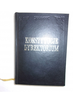 Konstytucje i dyrektorium