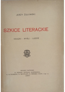 Szkice Literackie, 1913 r.