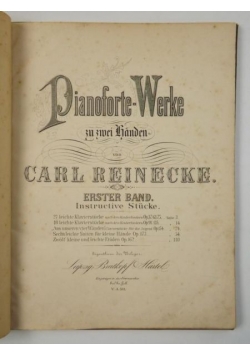 Pianoforte-Werke zu zwei Banden, ok. 1930 r. (nuty)