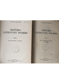 Historia Literatury Polskiej ,Tom I i II ,1948 r.