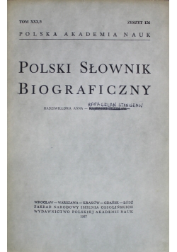 Polski Słownik Biograficzny Zeszyt 126