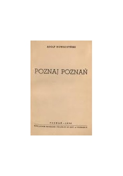 Poznaj Poznań, 1939r.