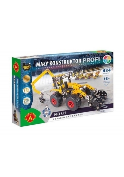 Mały konstruktor Profi Noah koparko ładowarka 5 w 1