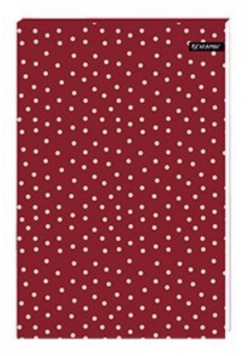 Notes klejony A6 96 kartek kratka Groszki 10 sztuk mix
