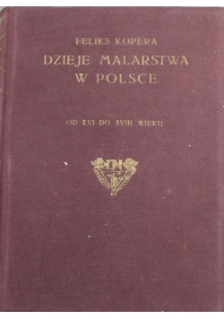 Malarstwo w Polsce XIX i XX wieku 1929 r.