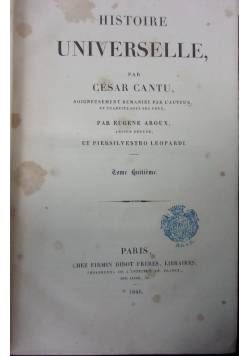 Histoire universelle, tom 8,1846 r.