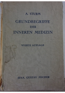 Grundbegriffe der Inneren medizin, 1943 r.