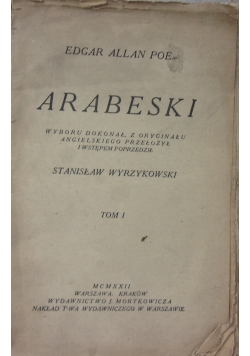 Arabeski tom I, 1922 r.