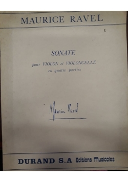 Sonate pour violon et violoncelle en quatre parties