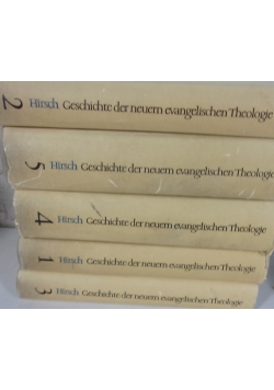Geschichte der neuern evangelischen Theologie,Zestaw 5 książek