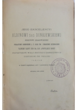 Konferencje i nauki rekolekcyjne, 1888r.