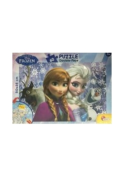 Puzzle dwustronne Kraina Lodu Siostry 60