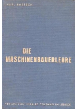 Die maschinenbauerlehre, 1939 r.