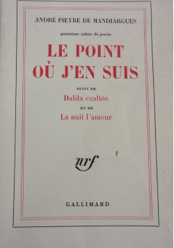 Le Point Ou J'En Suis