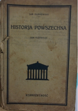 Historja powszechna, tom pierwszy, 1929 r.