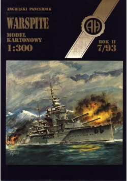 Warspite Model kartonowy rok II 7/93