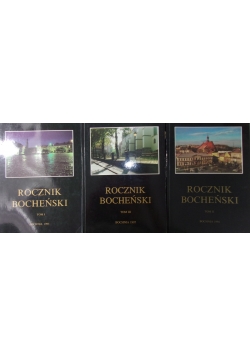 Rocznik bocheński, tom od I do III