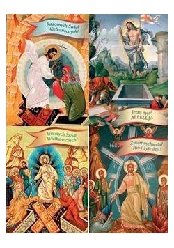 Karnet - Życzenia wielkanocne MIX