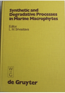 Synthetic and degradative processes in marine macrophytes