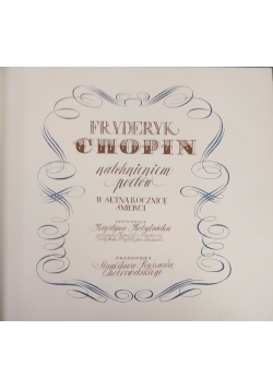 Fryderyk Chopin natchnieniem poetów 1949 r