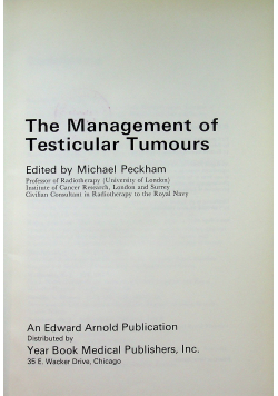 The management of testicular tumours