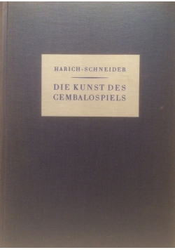 Die Kunst des Cembalo spiels