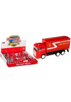 Auto metalowe straż12cm