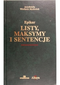 Listy, maksymy i sentencje