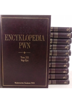 Encyklopedia PWN 2000, zestaw 11 książek