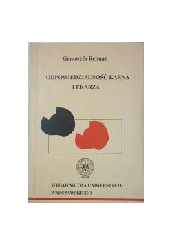 Odpowiedzialność lekarza