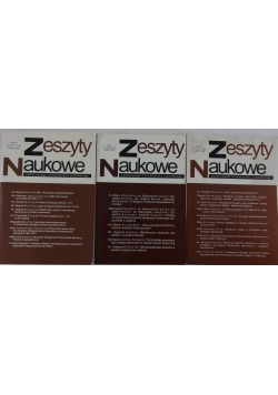 Zeszyty Naukowe katolickiego uniwersytetu Lubelskiego, zestaw 3 książek