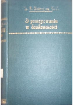 O postępowaniu w doskonałości i cnotach chrześcijańskich, tom V,  1929 r.